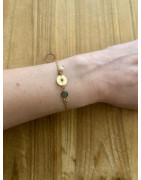 Bracelet "soleil nacré"