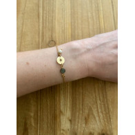 Bracelet "soleil nacré"