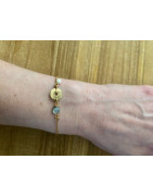 Bracelet "soleil nacré"