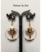 Boucles d'oreilles "Coralie"