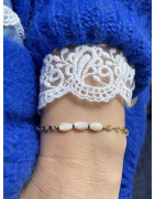 Bracelet chapelet de nacre