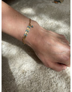 Bracelet épi Bleu
