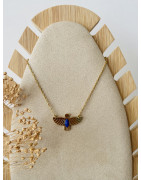 Collier Aigle bleu