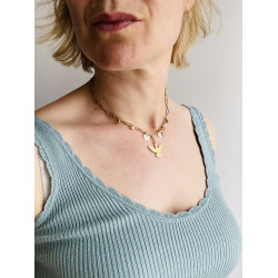 Collier gris gris "Aigle"