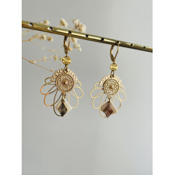 Dormeuses "Triangle nacré"