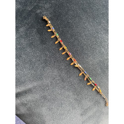 Bracelet chaine goutte multicolore