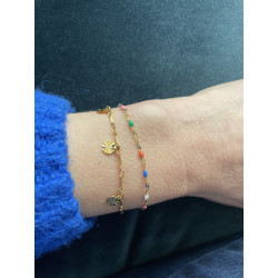 Bracelet sequins multicolore