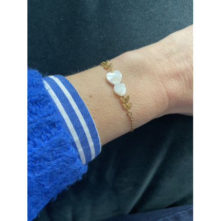Bracelet 2 coeur