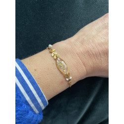 Bracelet "Fleurs sechées"