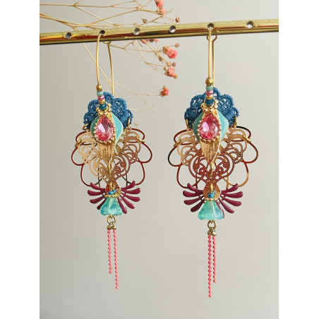 Creoles "India Flowers"