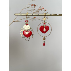 Clous "Cupidon Coeur asymetriques"