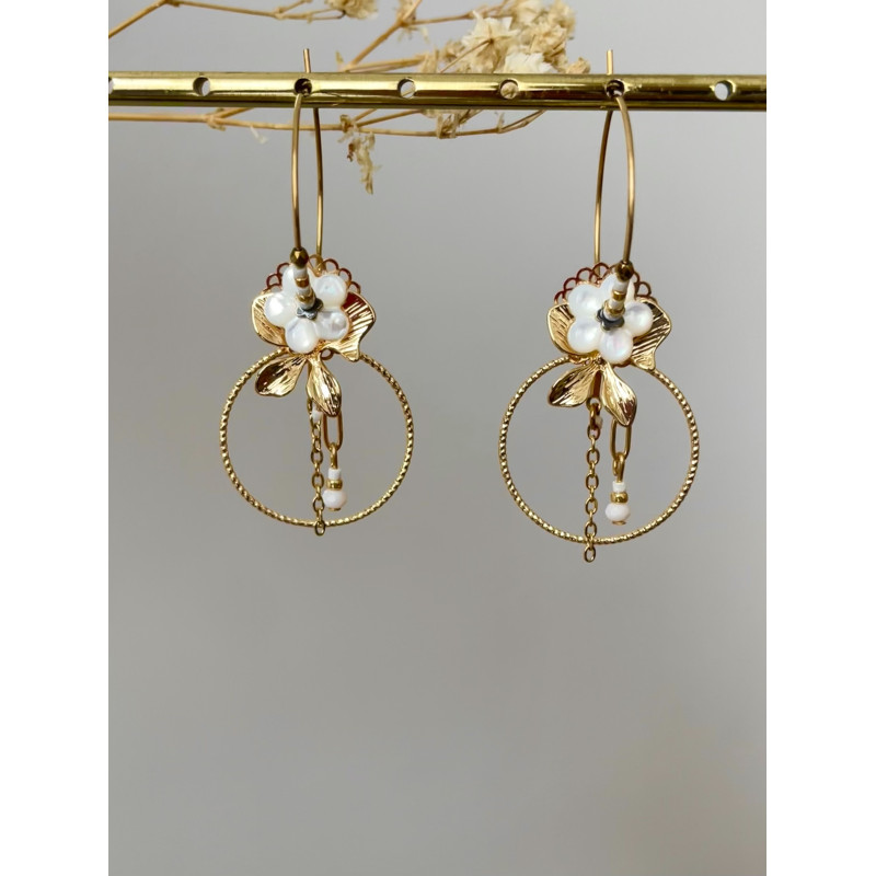 Créoles "Fleur Baroque"