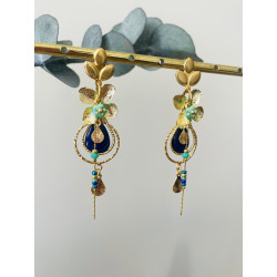 Clous "Anouk" bleues