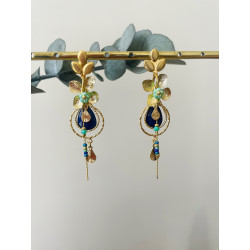 Clous "Anouk" bleues