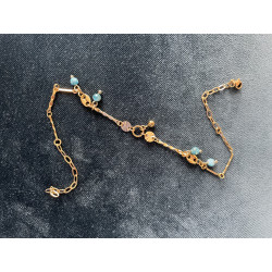 Bracelet de cheville "Irma" aventurine