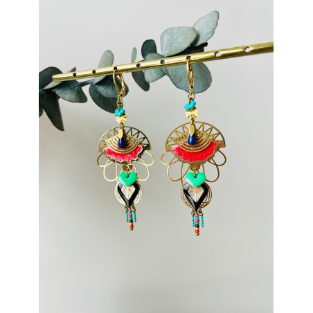 Dormeuses "Peruvian Colors"