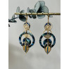Dormeuses "Amazone" bleues