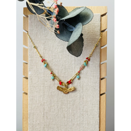 Collier aigle bohème;