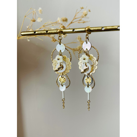 Clous "Papillon de nacre"